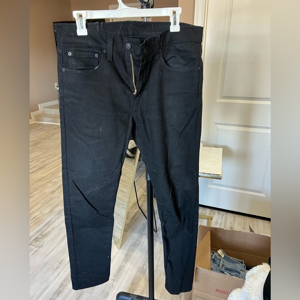 Levi's Men's 512 Slim Taper Black Jeans